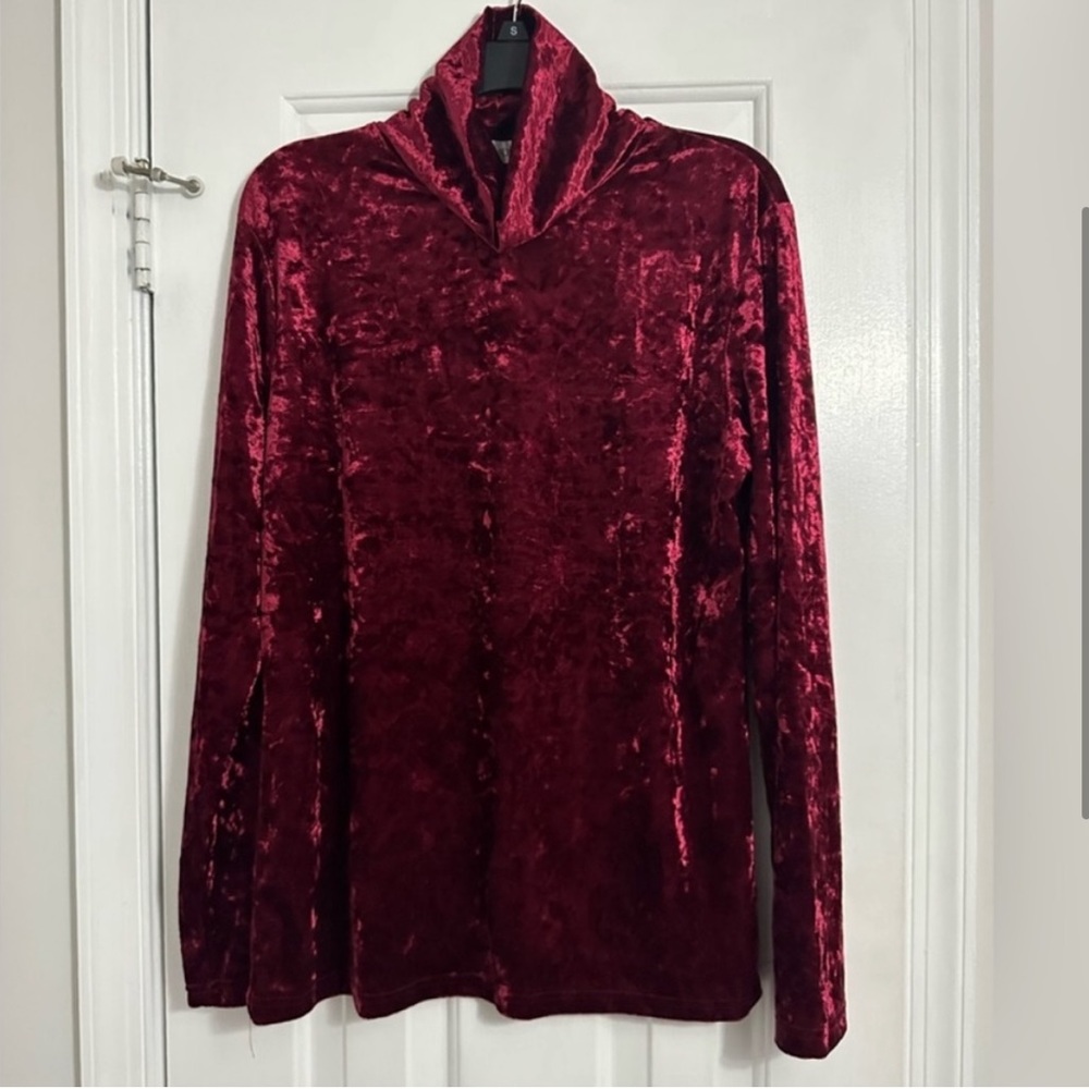 ❄️5/$25 Crushed Velvet Lightweight Turtleneck Sweater